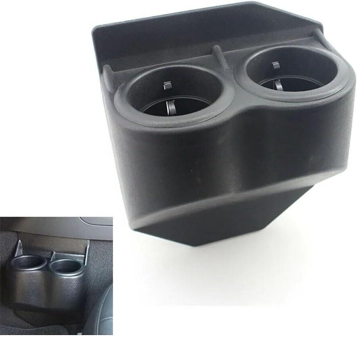 Auto Bekerhouders - Dubbele Houder - Auto Interieur - Specifiek Ontwerp - Voor C5 C6 - Zwart