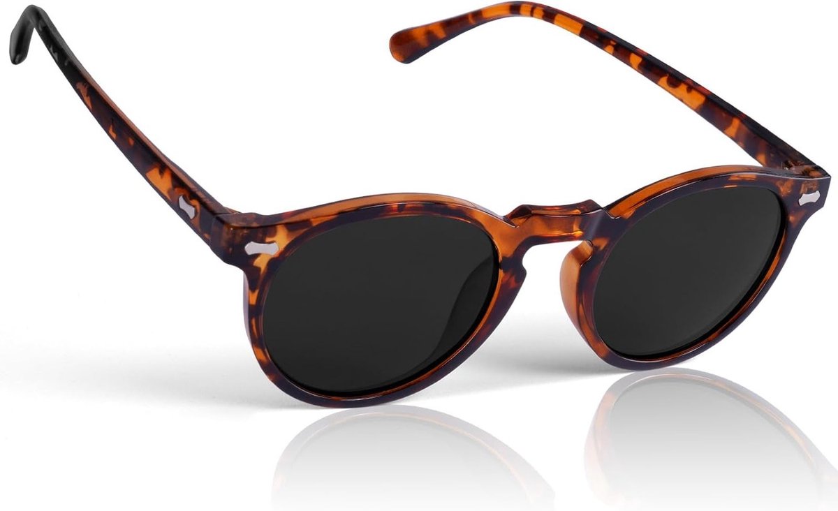 Polarized Zonnebril met 100% UV Bescherming - Ultralicht en Klassiek Ontwerp voor Fietsen, Autorijden, Hardlopen en Vissen