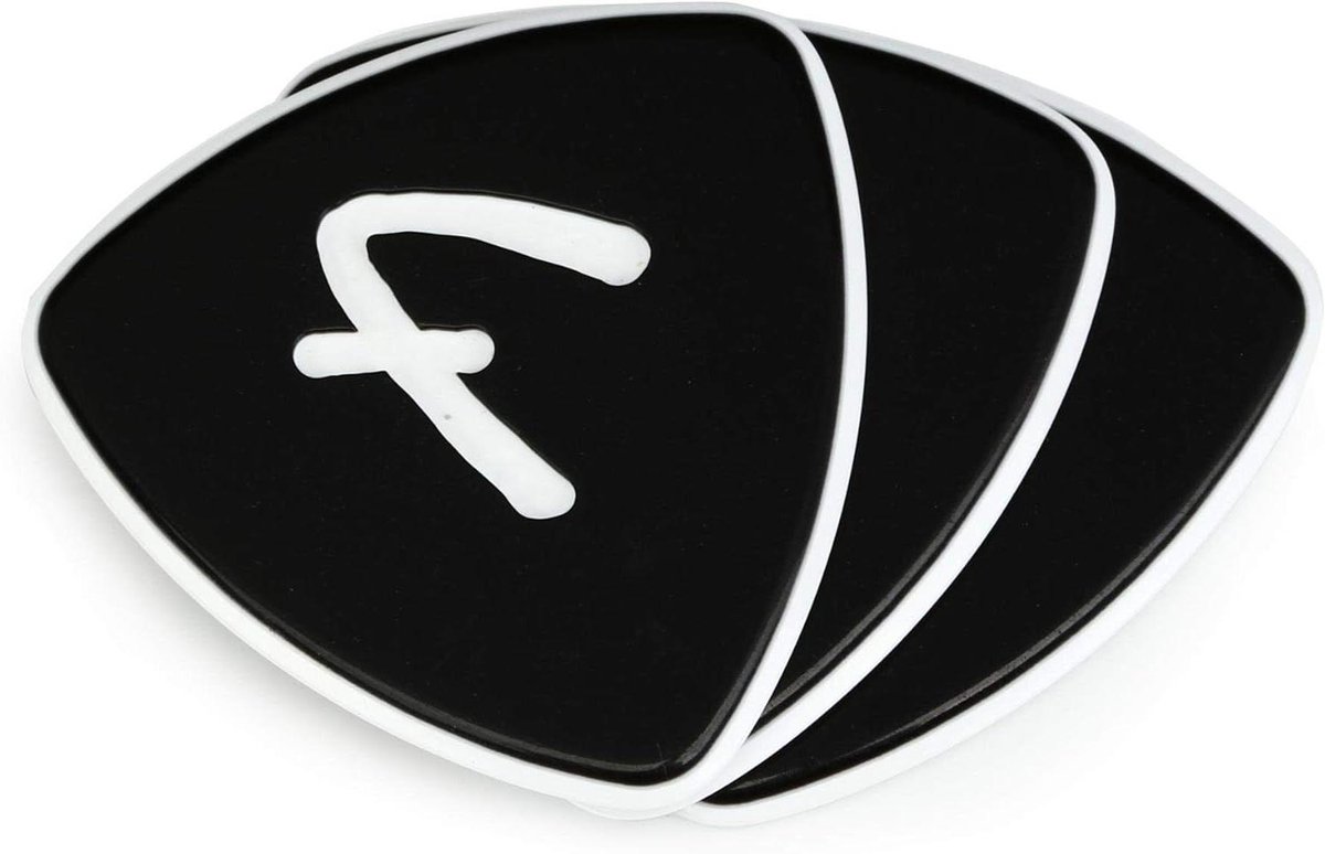 Gitaar Plectrums - Plectrums Set - Gitaar Spelen - Verbeterde Grip - 3 Stuks - Zwart