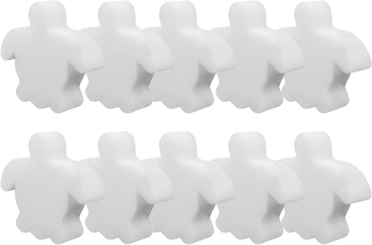 Spa Sponzen - Badkamer Reiniger - Vuil Absorberen - Schildpadvormig Ontwerp - 10 stuks - Wit