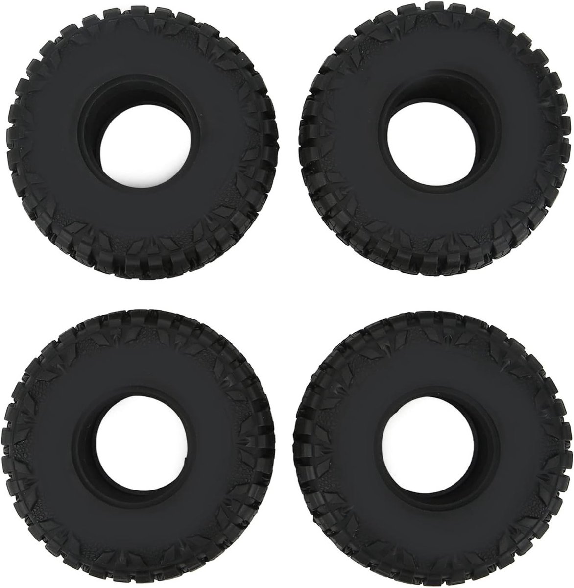 Hoge prestaties 1.9 inch rubberen vervangingsbanden voor RC crawlers, geschikt voor Axial SCX10, HSP en D90 - 4 stuks