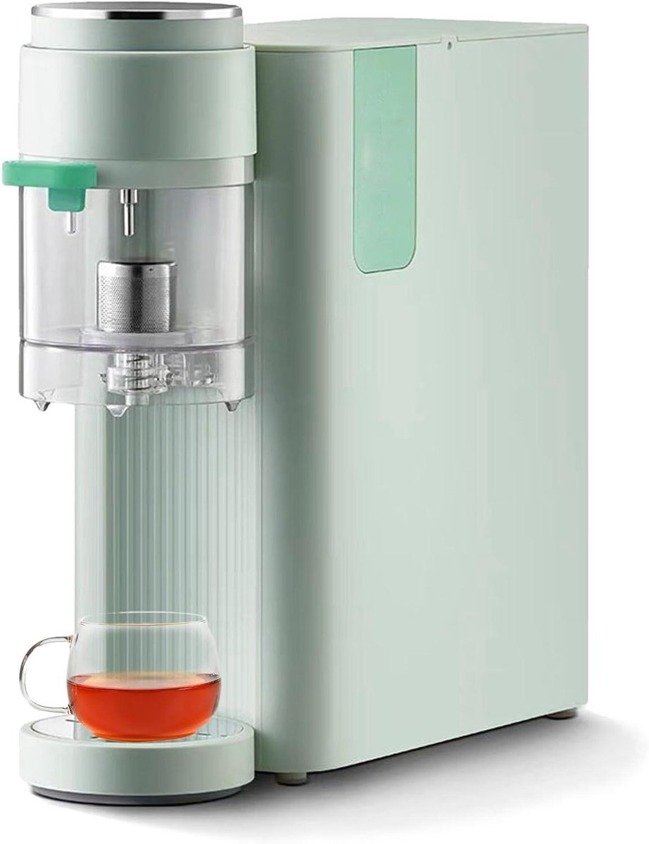 Theezetapparaat met dispenser - Theemachine - Snel Drankjes Maken - 5 Temperatuurinstellingen - 2.2L Reservoir - Zwart