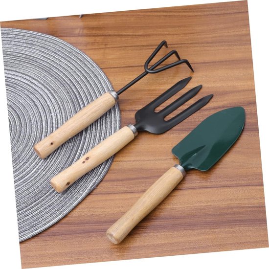 Mini Tuingereedschap Set - Bonsai Gereedschap - Planten Verzorgen - 3 Delige Set - 26 x 5 x 2 cm van MINI — afbeelding 2