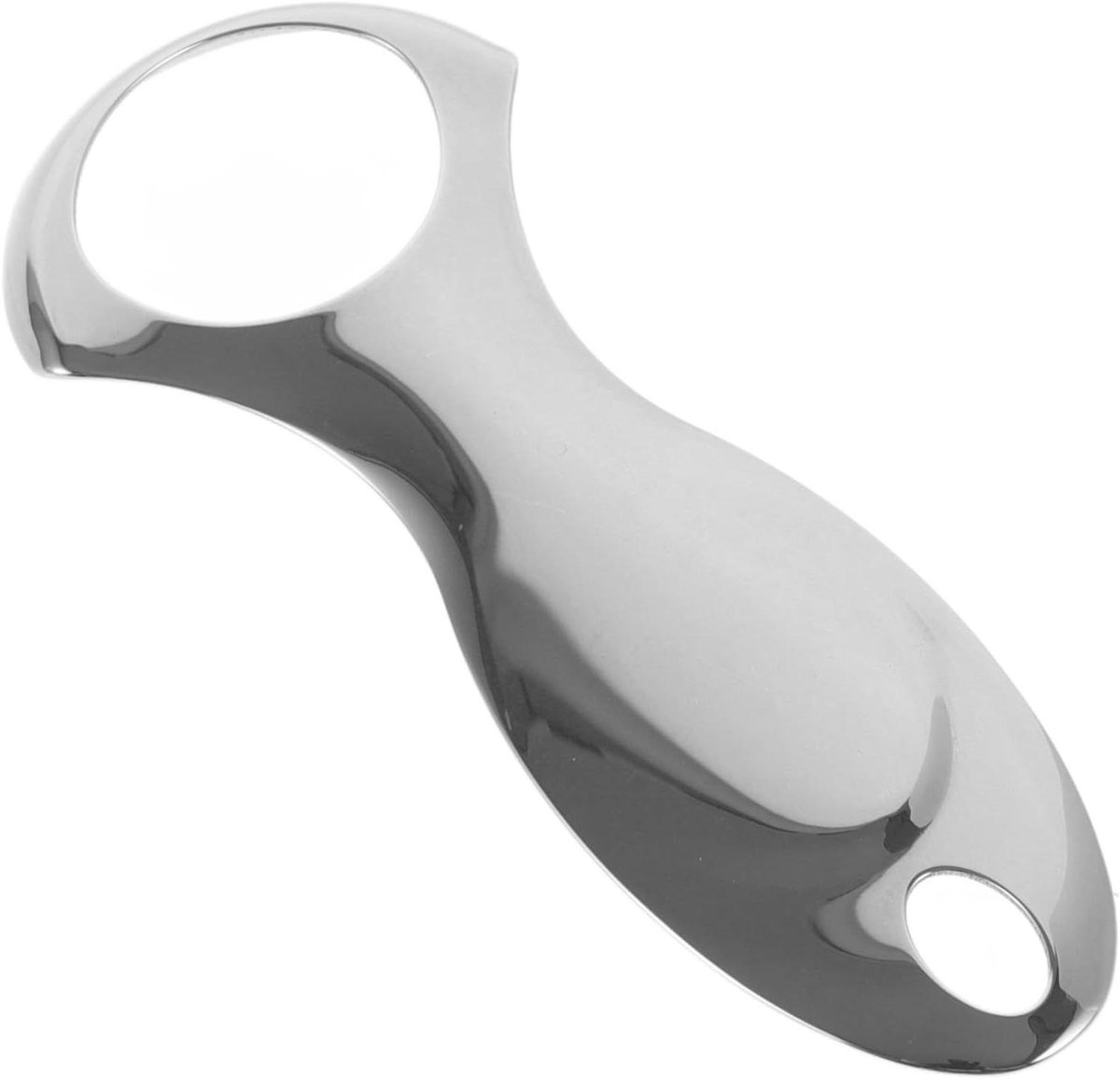 Tongschraper Roestvrijstaal - Taalreiniger Mondverzorging - Frisse Adem - Ergonomisch Handvat - 8x3.3x0.8 cm - Zilver