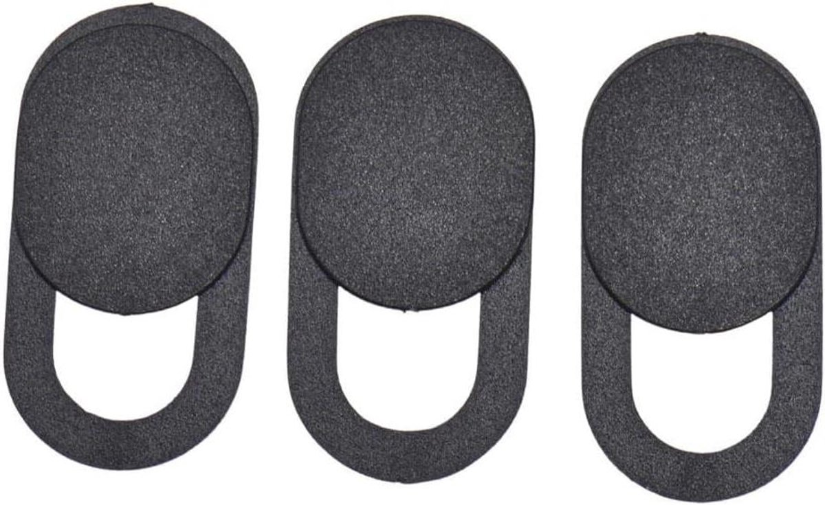 Webcam Cover - Privacy Slider - Digitale Veiligheid - Ultra Dun - 1 Set - Zwart