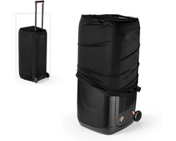 Speaker Beschermhoes - Stofhoes Speakerhoes - Speaker Beschermen - Elastische Band - 31.5cm x 23cm x 63cm - Zwart