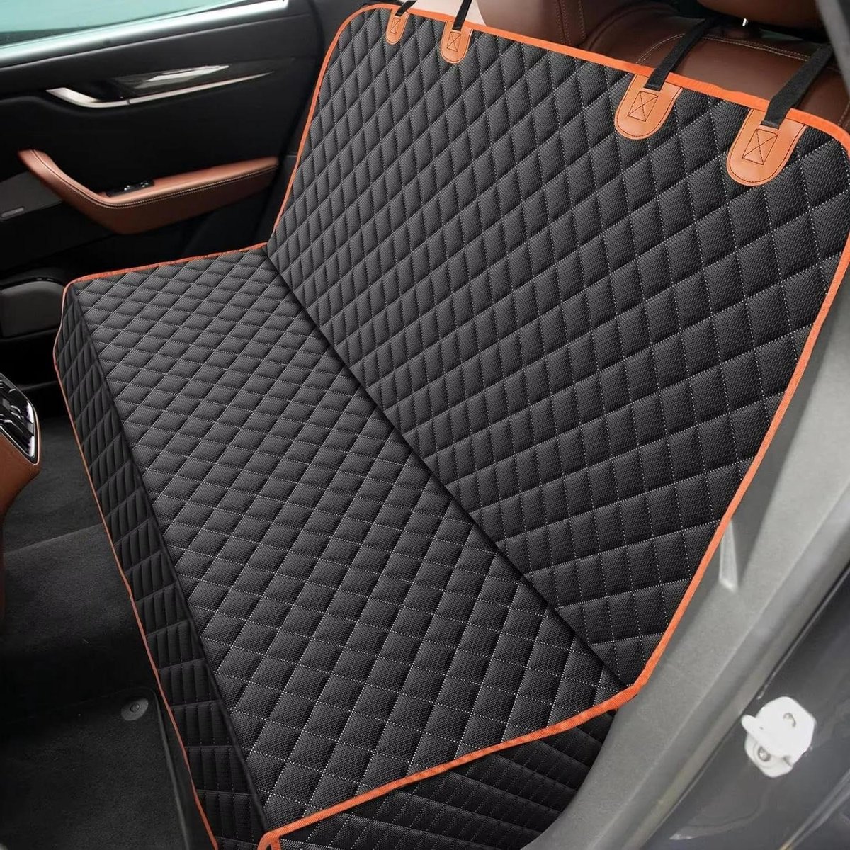 Hondendeken Auto - Stoelbeschermer Huisdier - Reizen met Hond - Waterdicht Oxford Weefsel - 137 x 119 cm - Zwart
