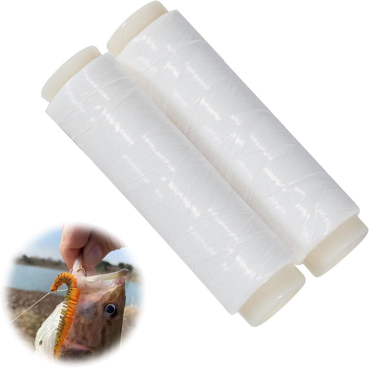 2 Stuks Nylon Visserslijn van 200 Meter, Ø 0.2 mm, Ideaal voor Zeevissen en Vissen Accessoires