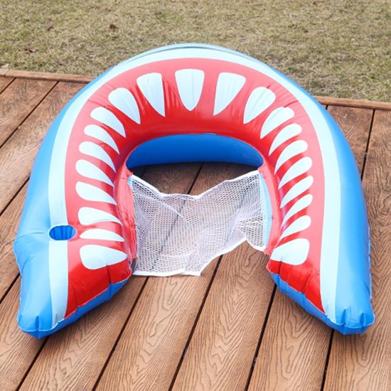 Opblaasbare Lounge Stoel - Zwembad Lounger - Ontspannen op Water - Met Bekerhouder - Verwijzen naar beschrijving - Blauw — afbeelding 4