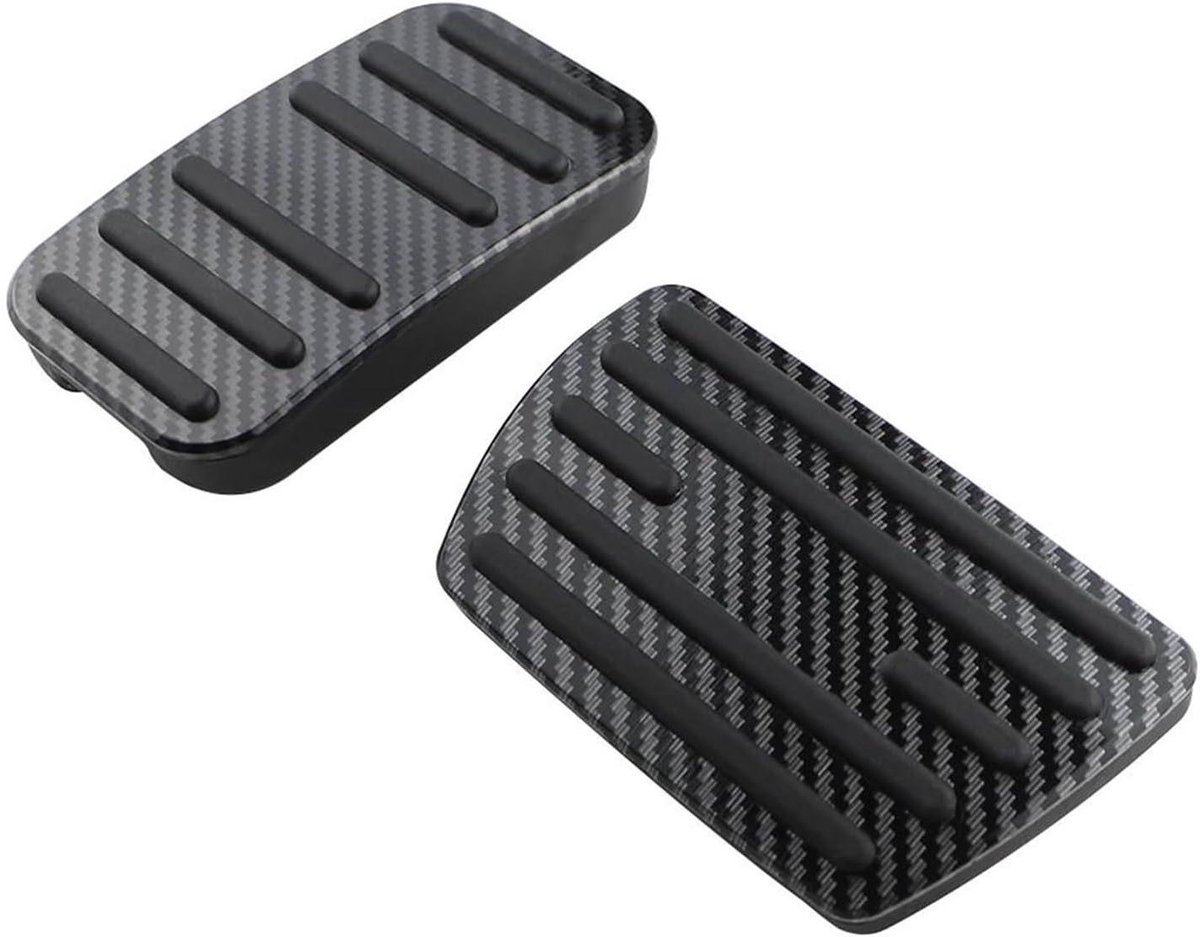 Pedaalhoezen Set - Auto Interieur - Verbeterde Grip - Antislip Ontwerp - One Size - Zwart