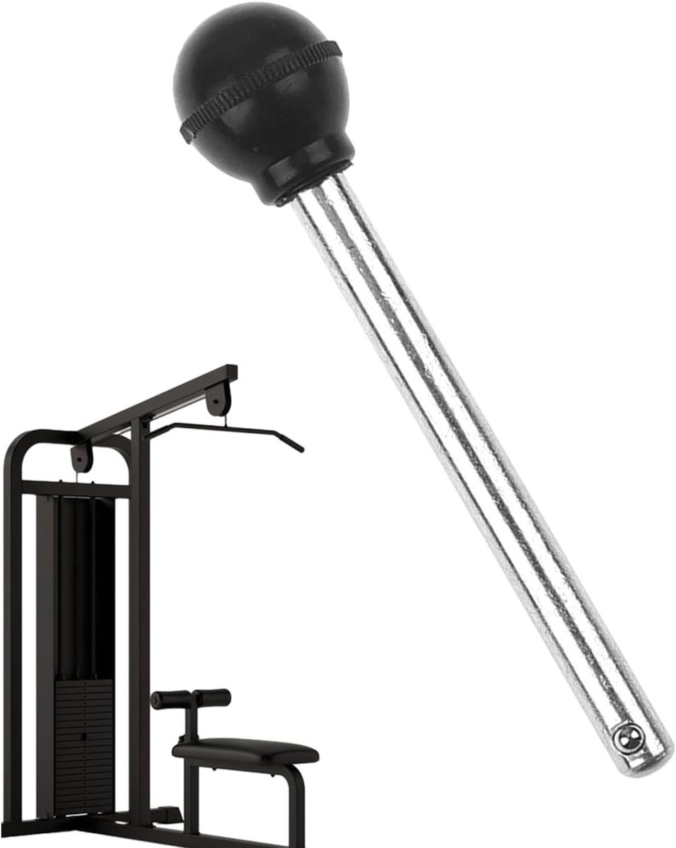 Gewichtstapel Pinnen - Reservepennen Machine - Fitness Training - Veilige Gewichtsvoortgang - 10 x 160 mm - Zwart