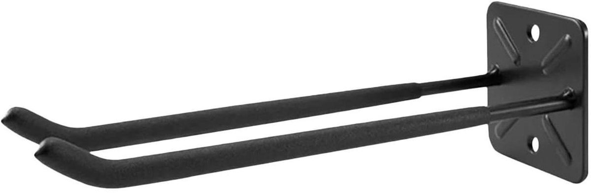 Kajakhouder Metaal - Wandrek Sport - Watersport Opslag - Zware Lasten Stevig - 35x15x10cm - Zwart