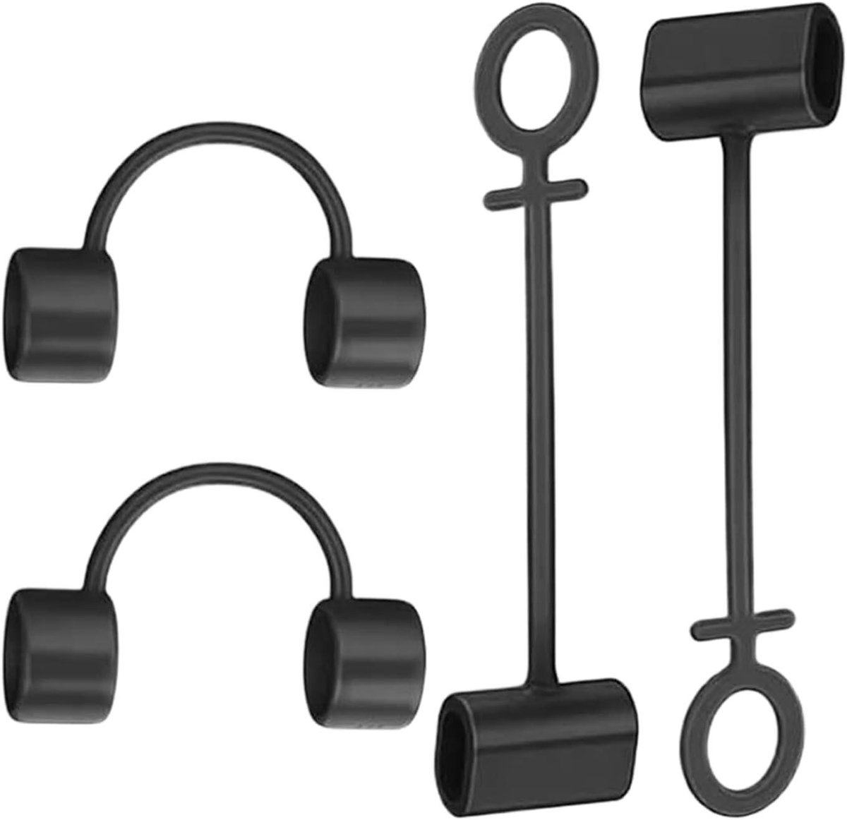 Adapter Houder - Kabel Organizer - Veilig Opbergen - Verstelbare Band - 10 cm - Zwart