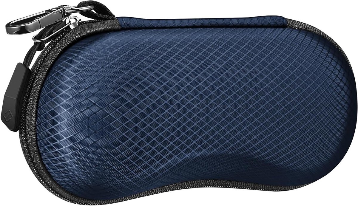 Duurzame en Schokbestendige Zonnebril Etui voor Mannen en Vrouwen - Handige Opbergcase met Ritssluiting en Clip voor Sportbrillen en Zonnebrillen