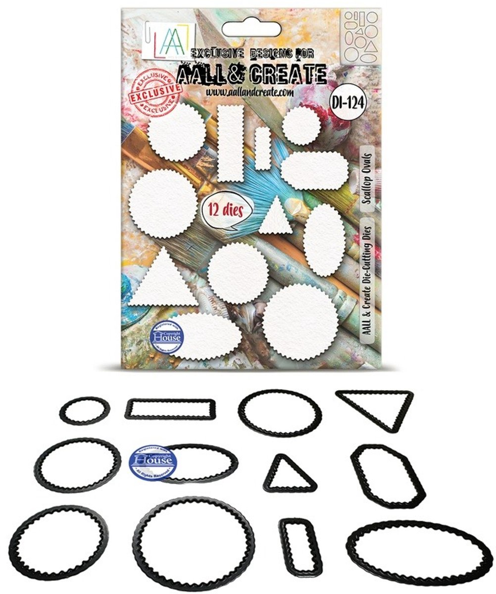Aall & Create cutting dies - Scallop ovals