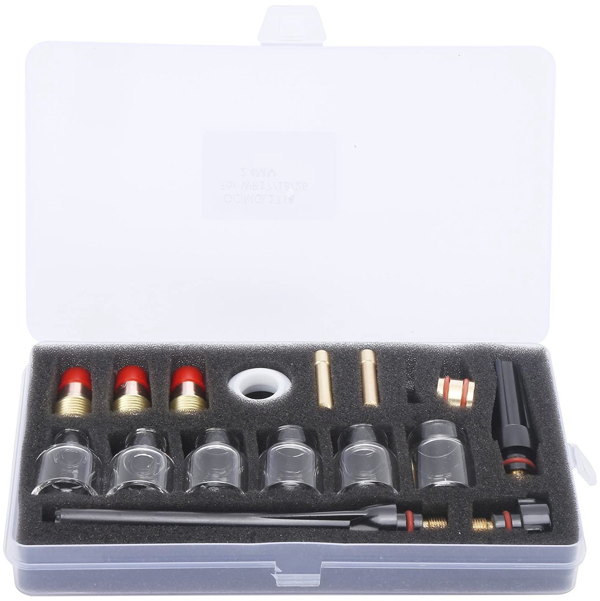 Dailygoody lasaccessoires - Lasbranderset - 17 stuks - Complete set - Lasmondstukken - Geschikt voor WP-17/18/27