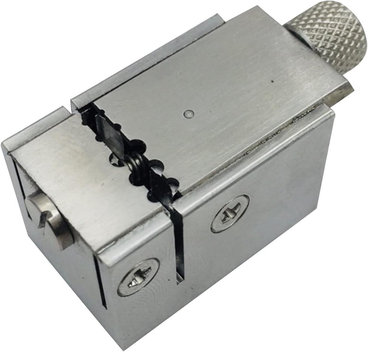 Horloge Reparatie Tool - Precisie Gereedschap - Uurwerk Onderhoud - Verstelbare Klemmen - 10 x 8 x 2 cm - Zilver