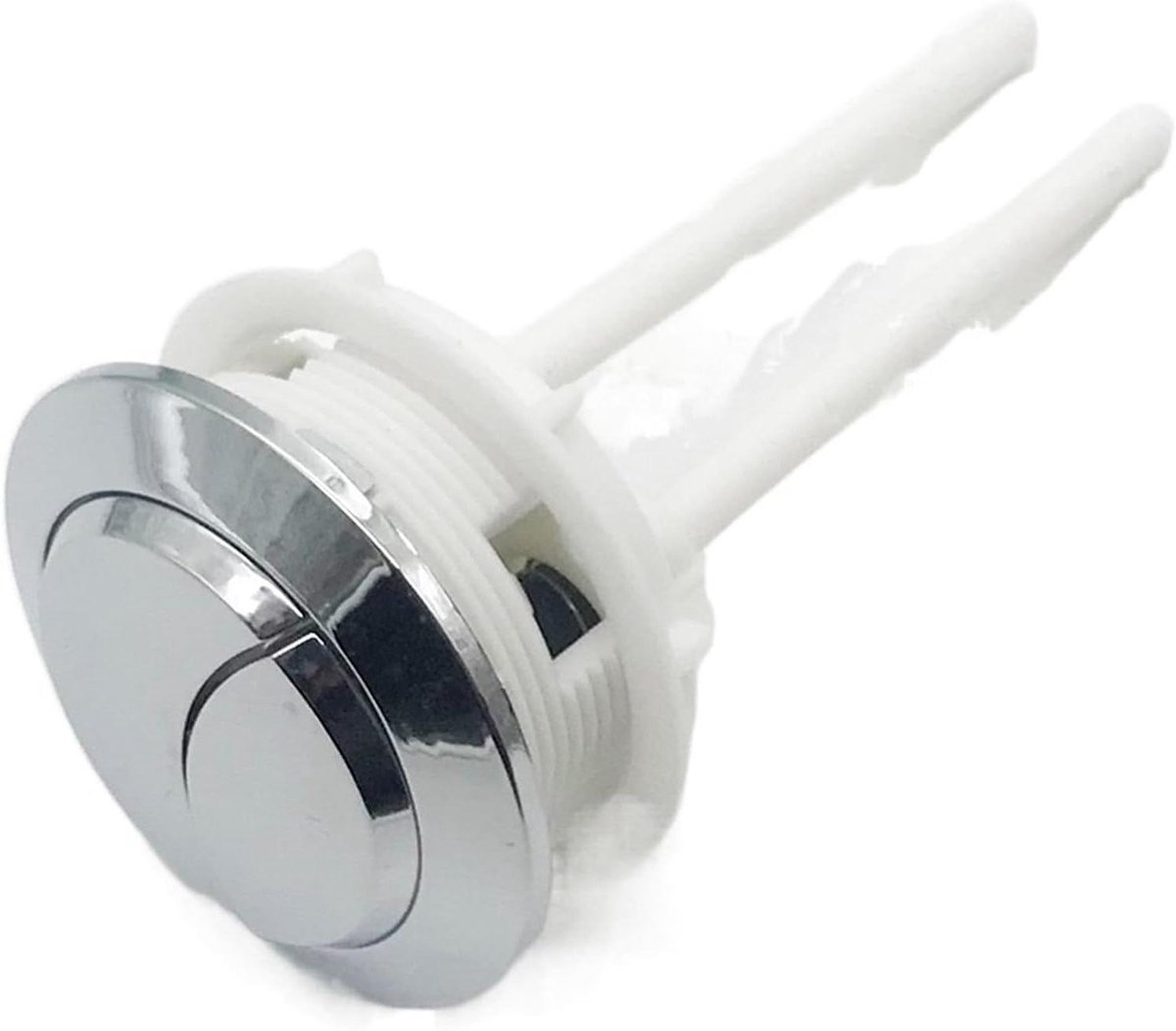 Spoelknop Toilet - Drukknop Reservoir - Toilet Onderhoud - Universele Compatibiliteit - 38 48 58 mm - Chroom