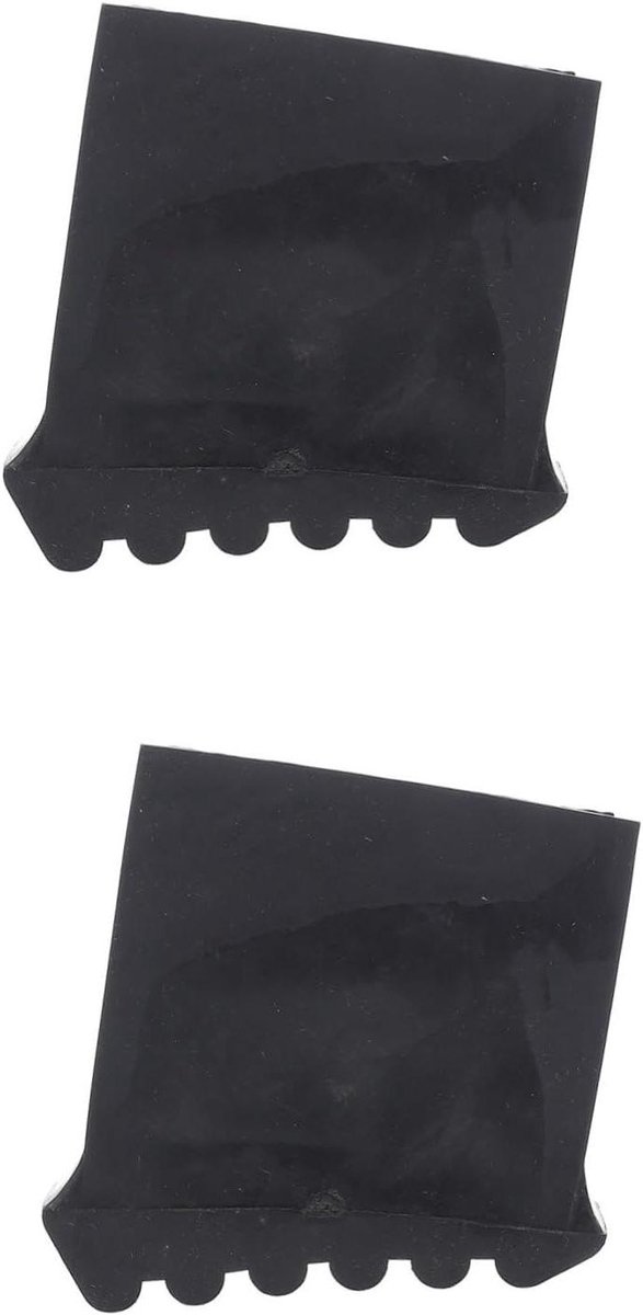 Laddervoet Beschermers - Rubberen Kussentjes - Vloer Beschermen - Antislip Ontwerp - 7.5x6.7x3.7CM - Zwart
