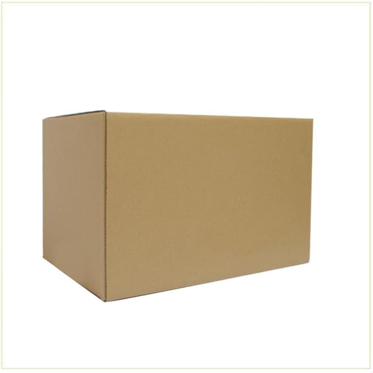 Verhuisdozen - Verzenddozen Opslagdozen - Veilig Opslaan - Dubbelgolfkarton - 60x40x40 cm - Bruin
