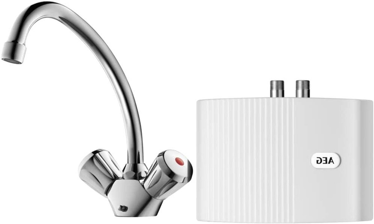 Doorstroomverwarmer - Klein model - Handen wassen - Energiebesparend - 3.5 kW - Wit