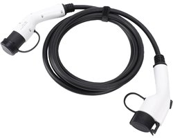 EV Verlengkabel - Laadkabel Auto - Elektrisch Laden - IP55 Waterdicht - 16 FT - Zwart
