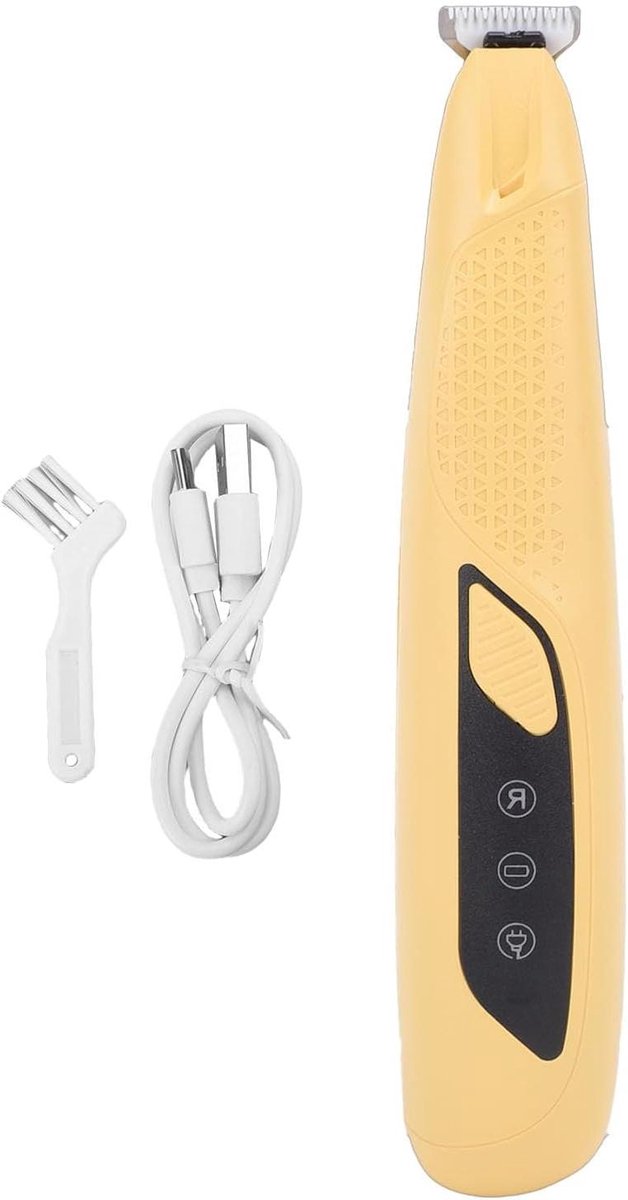 Huisdier trimmer - Katten klauw - Gedetailleerde verzorging - Ingebouwd LED-licht - 20 x 6 x 4 cm - Geel