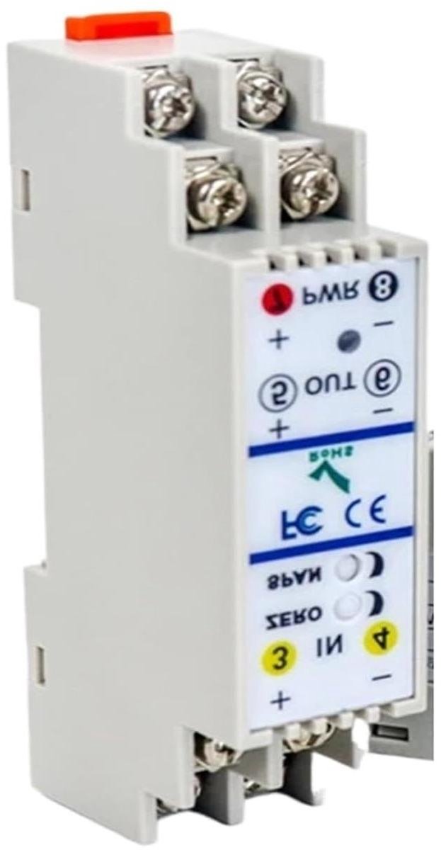 Signaalomvormer - Stroomsignaal - Industriële Automatisering - 4-20mA Conversie - 24V DC - Grijs