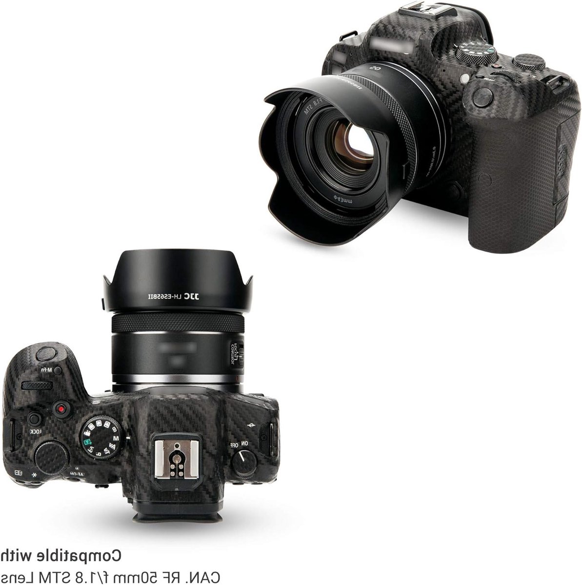 Bloemblad Lenskap voor Canon RF 50mm f/1.8 STM Lens - Vervangt ES-65B Lenskap voor DSLR Camera's thumbnail 5