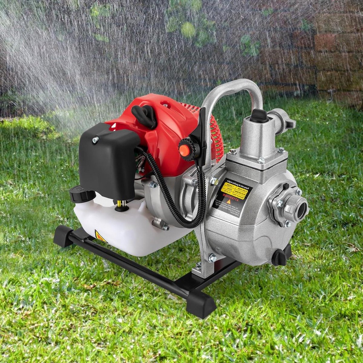 Benzine Waterpomp - Tuinpomp Hogedrukpomp - Water Verplaatsen - Tweetakt Motor - 1 inch - Niet gespecificeerd