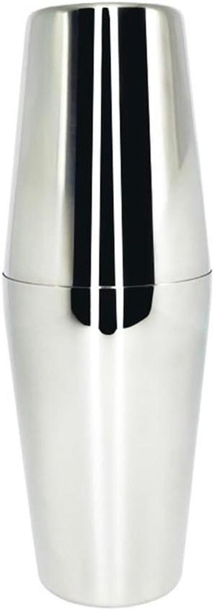 Cocktail Shaker Set - Barware Kit RVS - Cocktails Maken - Met Standaard - 450/600/750ml - Zilver