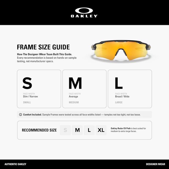 Oakley Zonnebril - Unisex Zonnebril - Bescherming Tegen Zon - Lichtgewicht Frame - 38 mm - Blauw — afbeelding 3