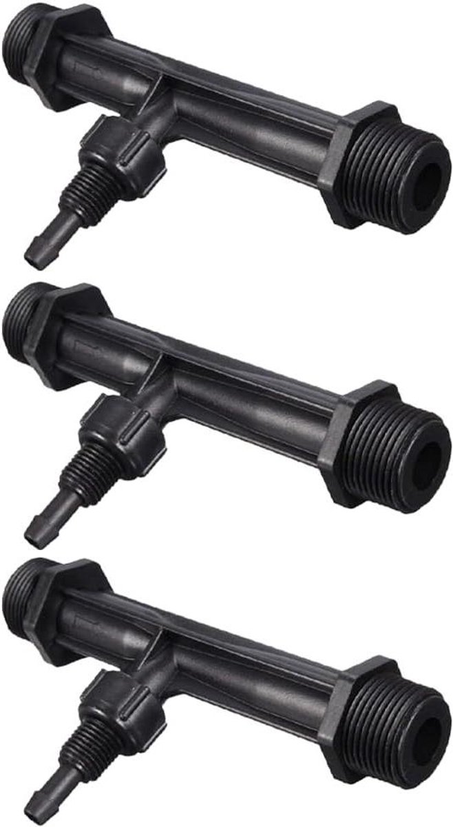 Venturi Meststofstrooier - Bemestingssysteem Irrigatie - Planten Voeden - Automatische Zuigkracht - 1/2 Inch - Zwart