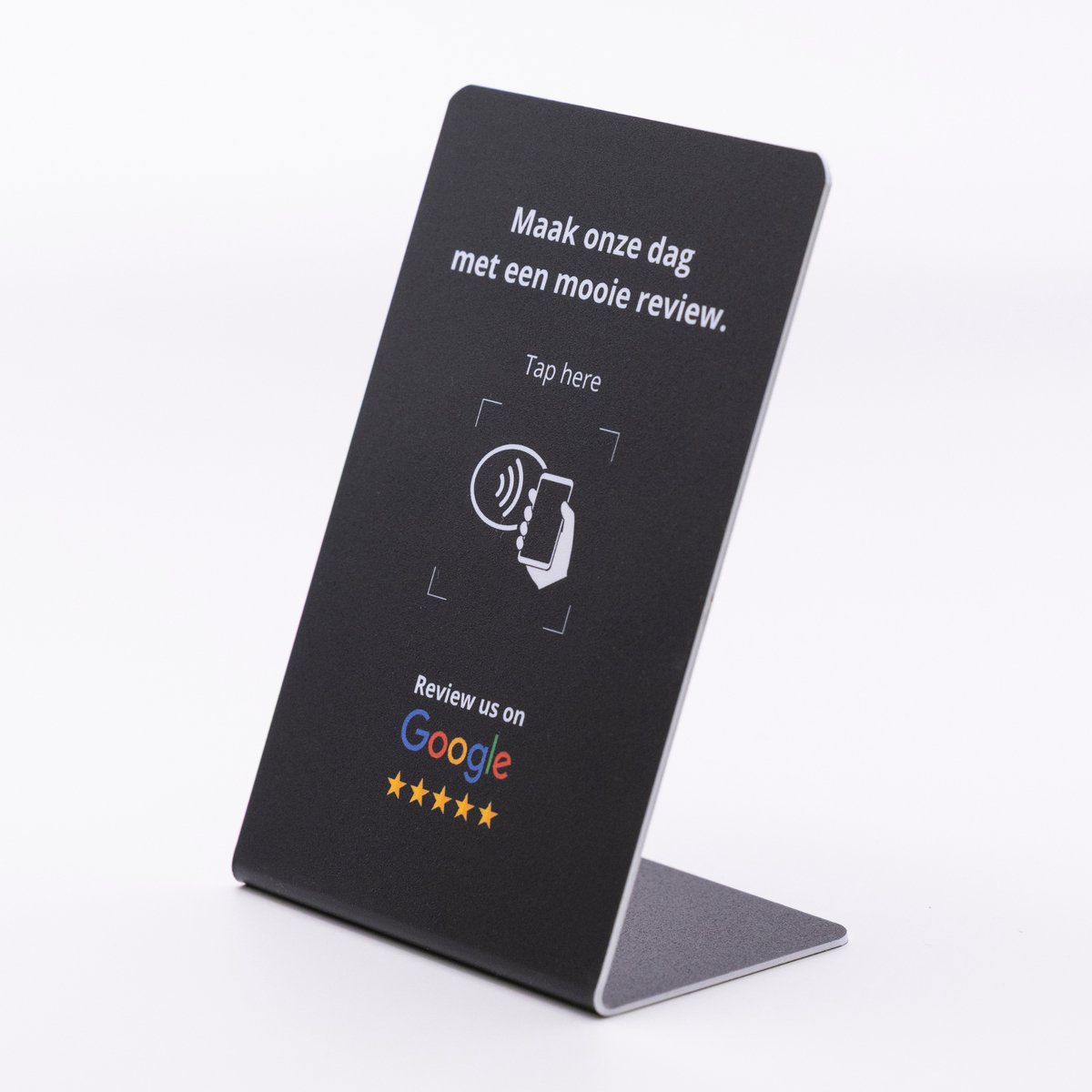 Happy Card - Google Review Kaart - NFC - ‘Maak onze dag met een mooie review.’