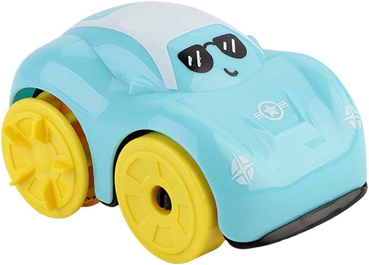 Autobadspeelgoed - Badspeeltjes Auto - Stimuleert Ontwikkeling - Veilig en Glad - 5.5x9.5x7.5cm - Blauw