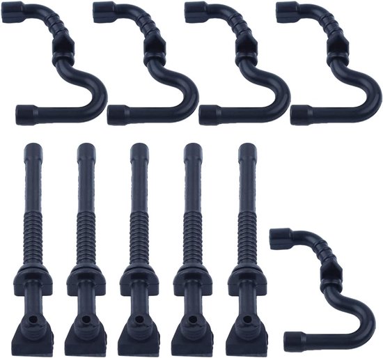 Brandstofleiding Slang Set - Olie Buis - Kettingzaag Onderhoud - Duurzaam Materiaal - 5 Stuks - Zwart — afbeelding 2