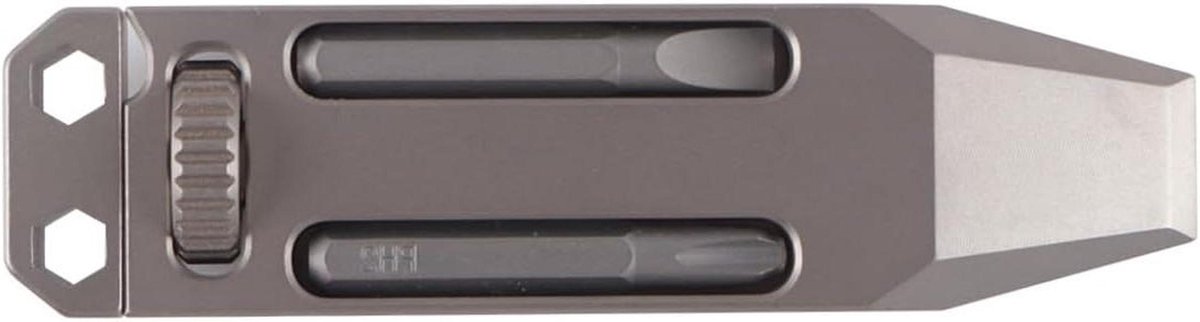 Titanium Multitool - Compact Gereedschap - Dagelijkse Klusjes - Verstelbare Steeksleutel - 7.1 cm - Grijs