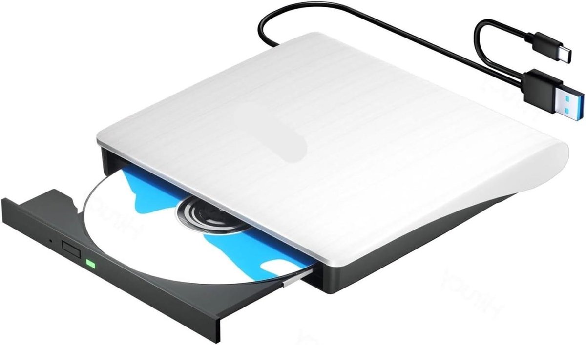 Externe Blu-ray Drive - Optische Drive CD DVD - Media Afspelen Branden - USB 3.0 Type-C