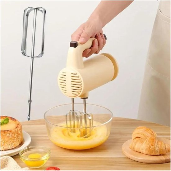 Roestvrijstalen Klopperkoppen - Mixer Accessoires - Bakken Maken - Verstevigd Roestvrij Staal - 19.1 cm - Zilverkleurig — afbeelding 4
