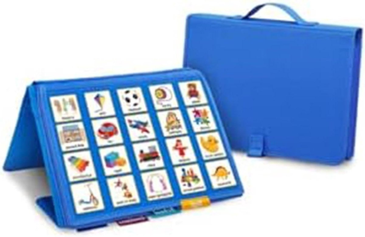 Visueel Communicatieboek - Taalhulpmiddel PECS - Kinderen Leren Communiceren - Oxford Stof Ontwerp - 35 x 28 x 3 cm