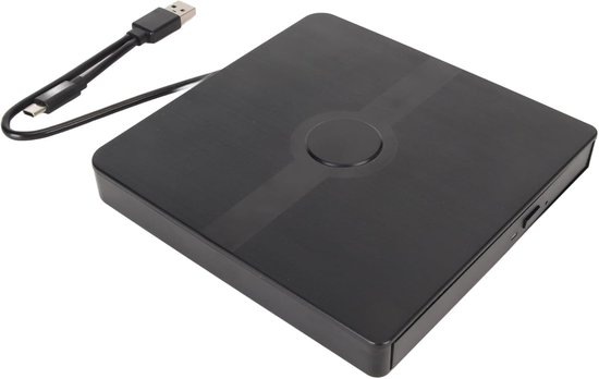 Externe DVD Brander - DVD Writer Recorder - Bestanden Branden - Dubbele Interface - 15 x 15 x 3 cm — afbeelding 5
