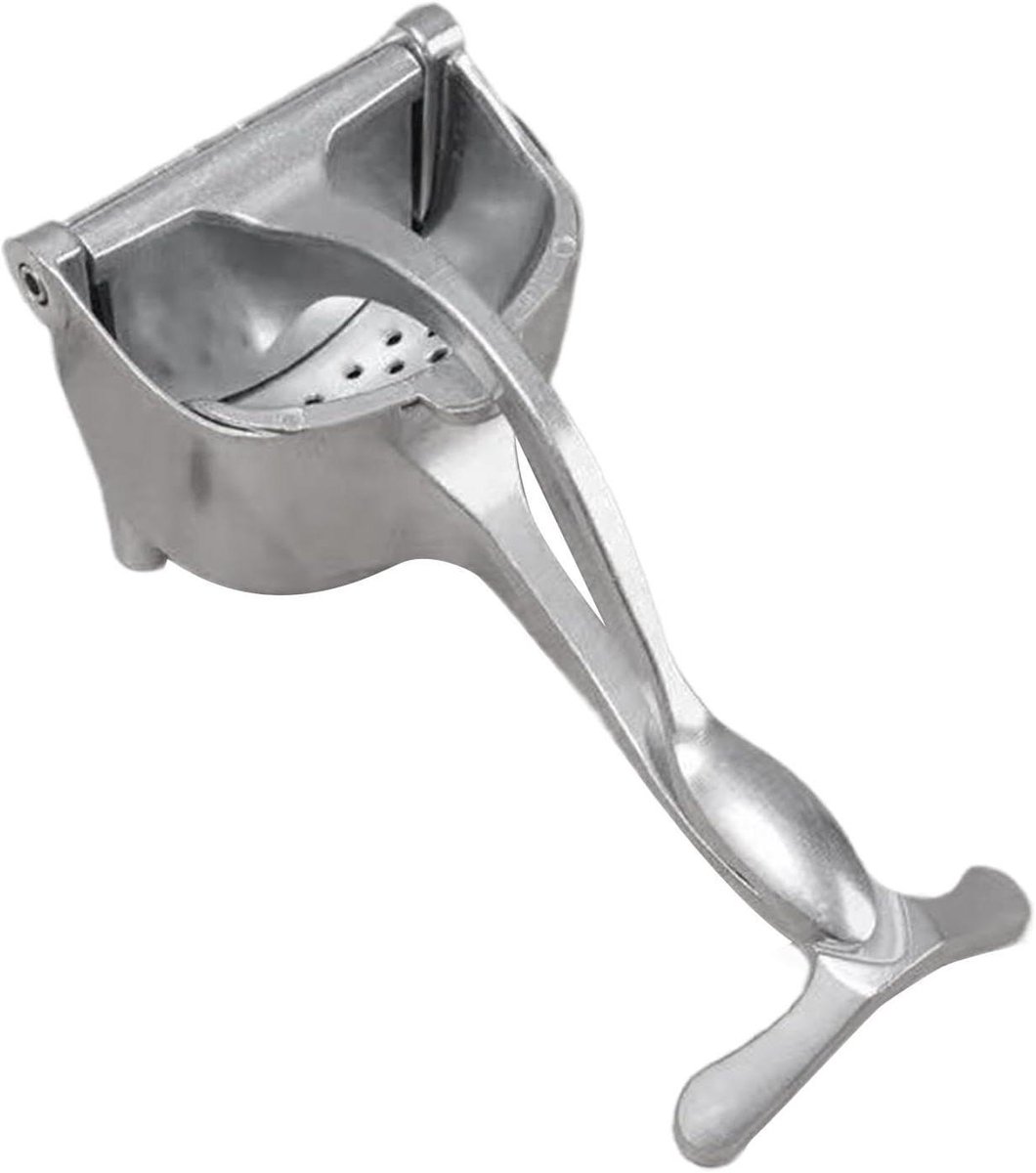 Handpers - Citruspers - Sap Maken - Ergonomische Handgreep - 11.4 cm - Silver