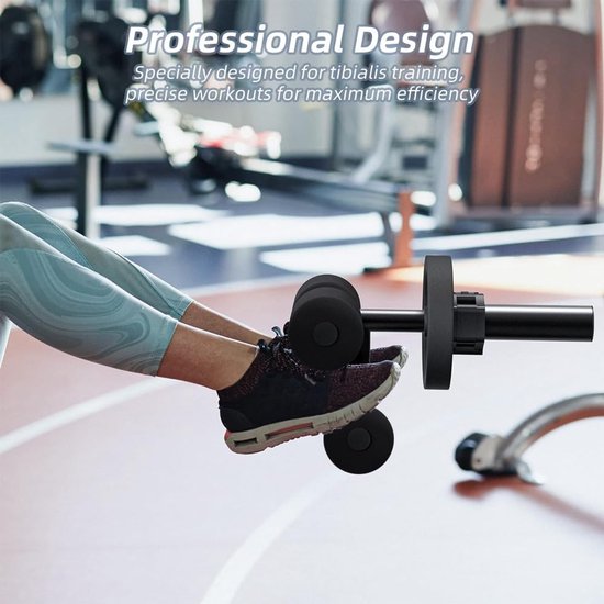 Tibialis Trainer - Been trainer - Beenkracht verbeteren - Draagbaar ontwerp - 30 x 23 x 15 cm - Zwart — afbeelding 2