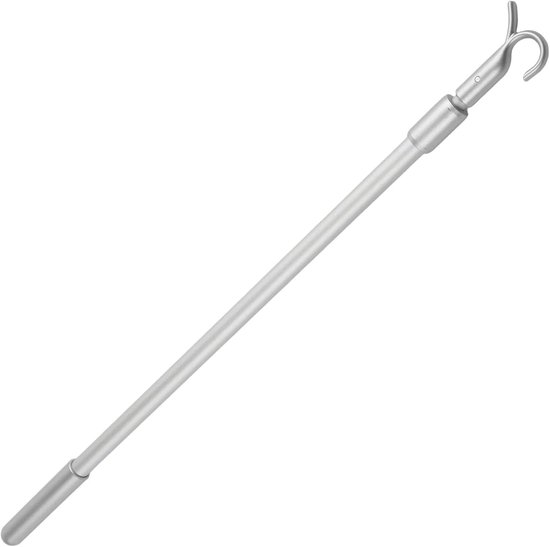 Telescopische Raamstok - Gordijn Trekstang - Dakraam Openen - Met Haak - 33-60 cm - Wit — afbeelding 3