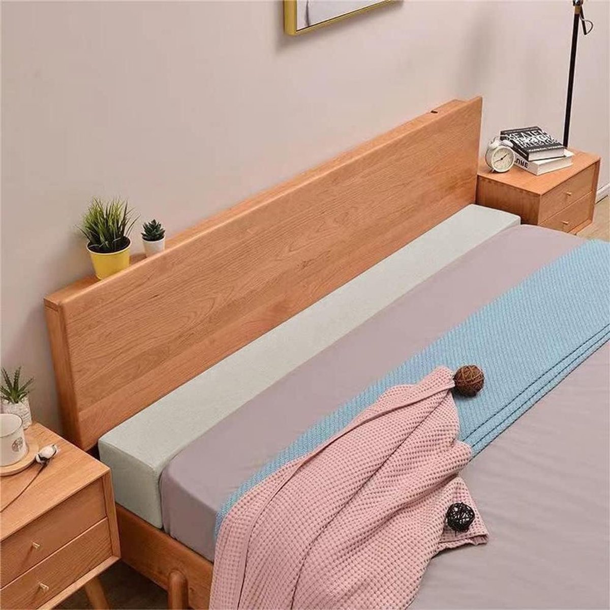 Matras Vuller - Bed Opvuller - Bedden Combineren - Niet Vervormend - 76 Inch Lengte - Wit