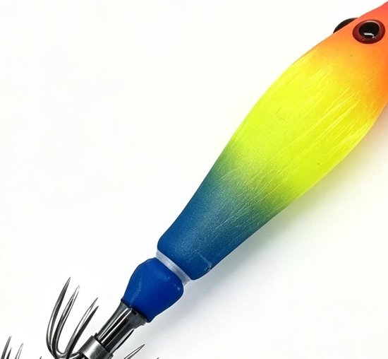 Inktvis Vis Aas - Kunstaas Zacht Plastic - Vissen in Zoutwater - Fosforescerende Imitatie - 5 stuks - Model A — afbeelding 5