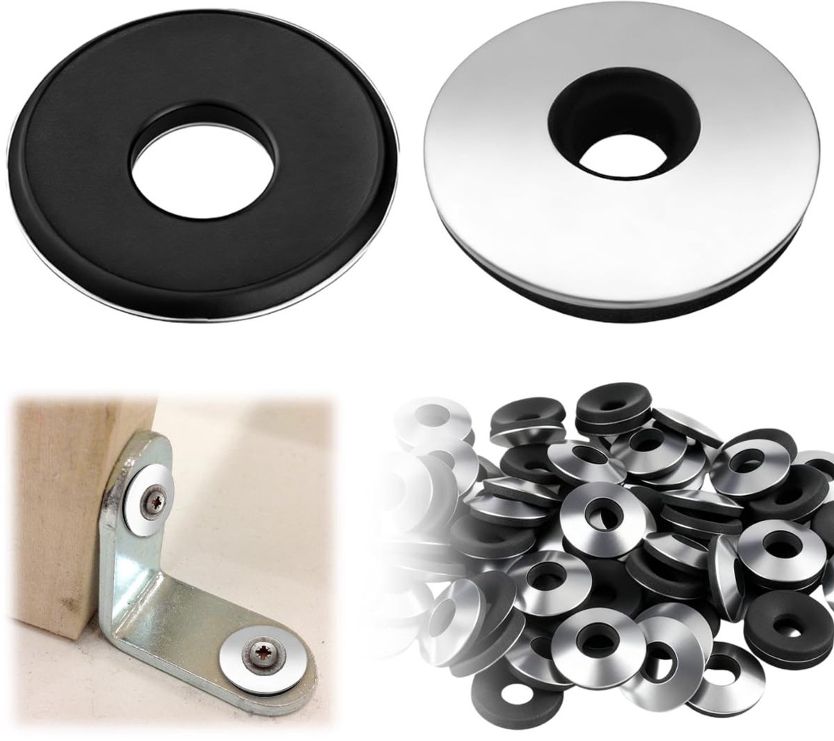Pack van 200 EPDM afdichtringen M6.3 x 16 mm met RVS en rubberen washers voor boorschroeven en Spengler schroeven, waterdicht en duurzaam