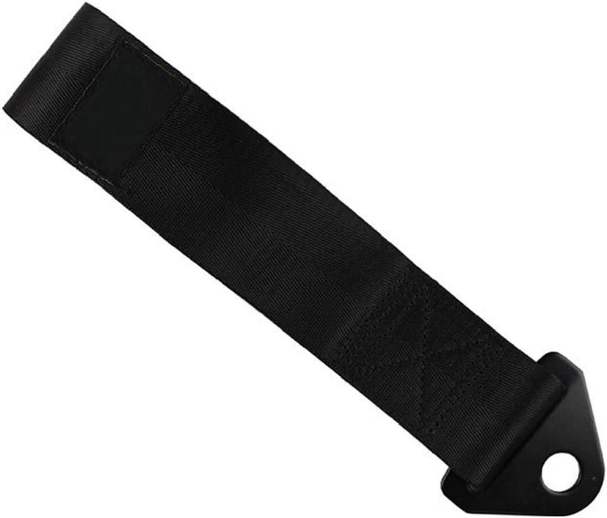 Sleepkabel Auto - Aanhanger Riem - Voertuig Hulp - Hoge Sterkte Nylon - 28cm Lengte - Zwart