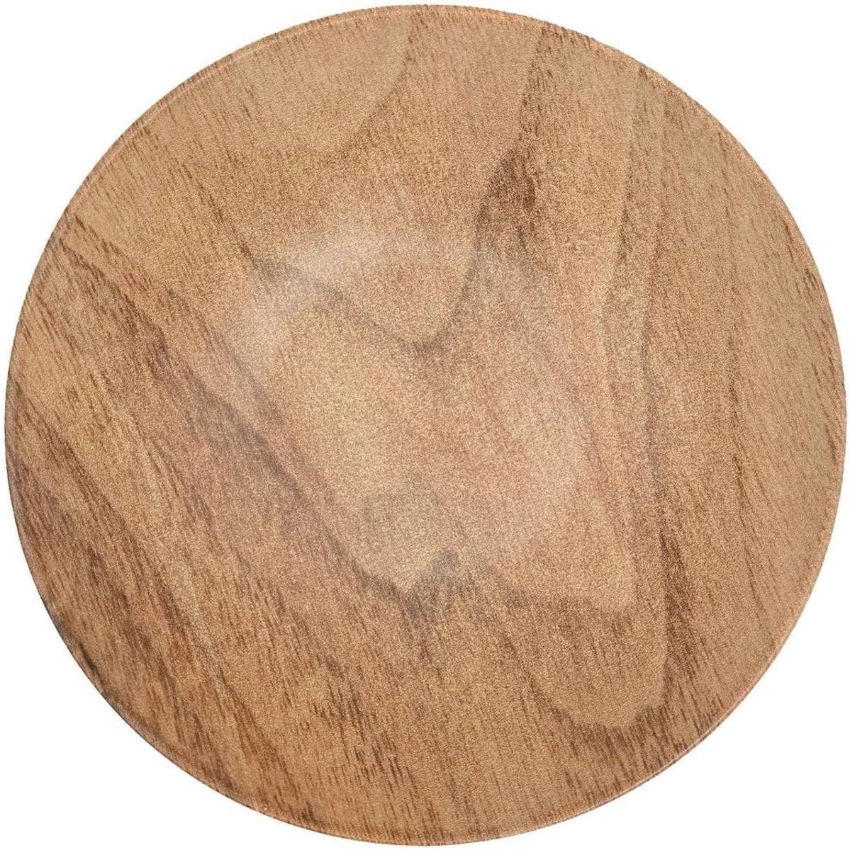 Secret de gourmet Soup plates, wood, diameter 20 cm, brown
