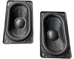 2 STUKS for JBL CHARGE 5 Rechthoekige Luidsprekers Hoorn 93 * 53mm 15 W
